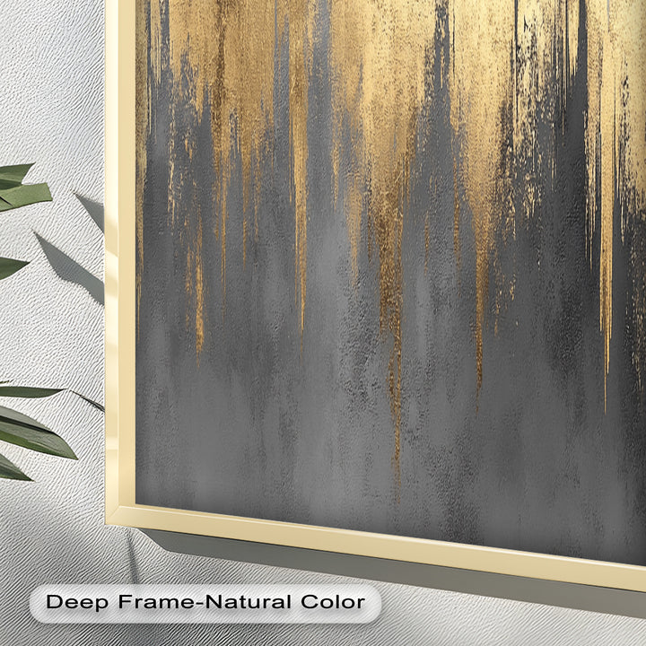 Golden Lighting – Modern Abstract Oil Painting