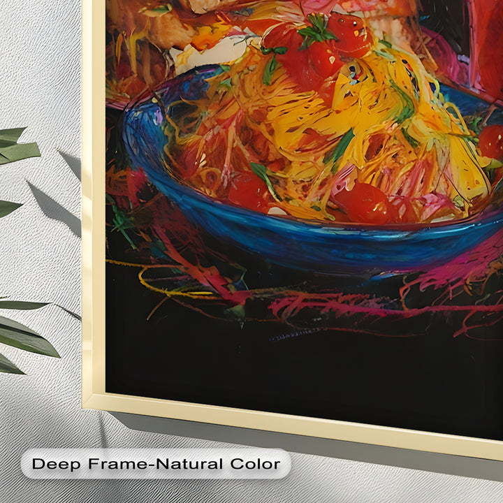 Gourmet-Sandwich und Pasta-Explosion - Food Painting