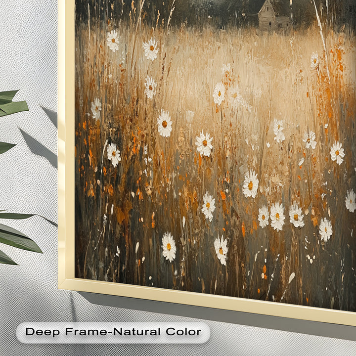 Golden Meadow – Wildflower Oil Painting