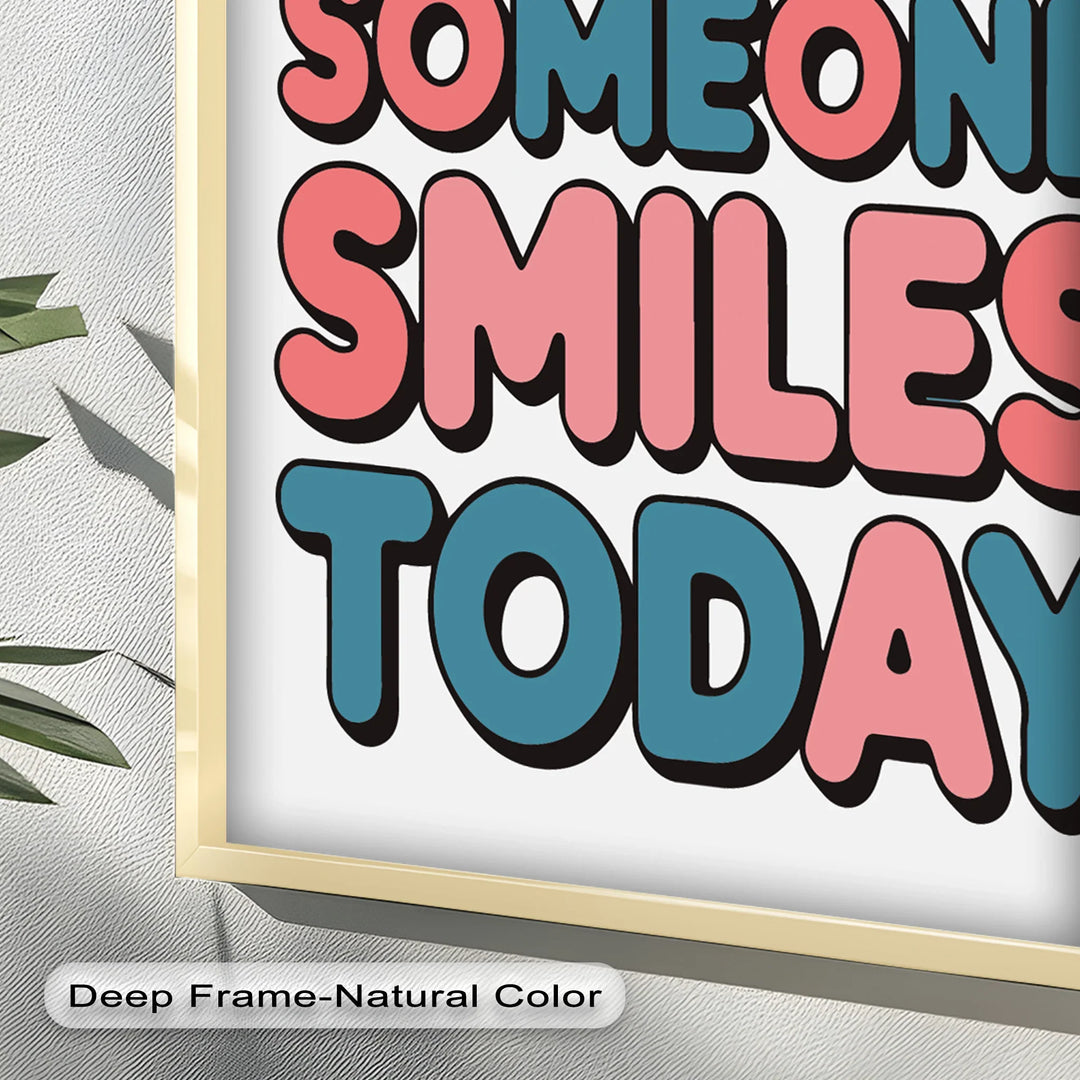 Be the Reason Someone Smiles – Oil Painting - MyPhotoStation