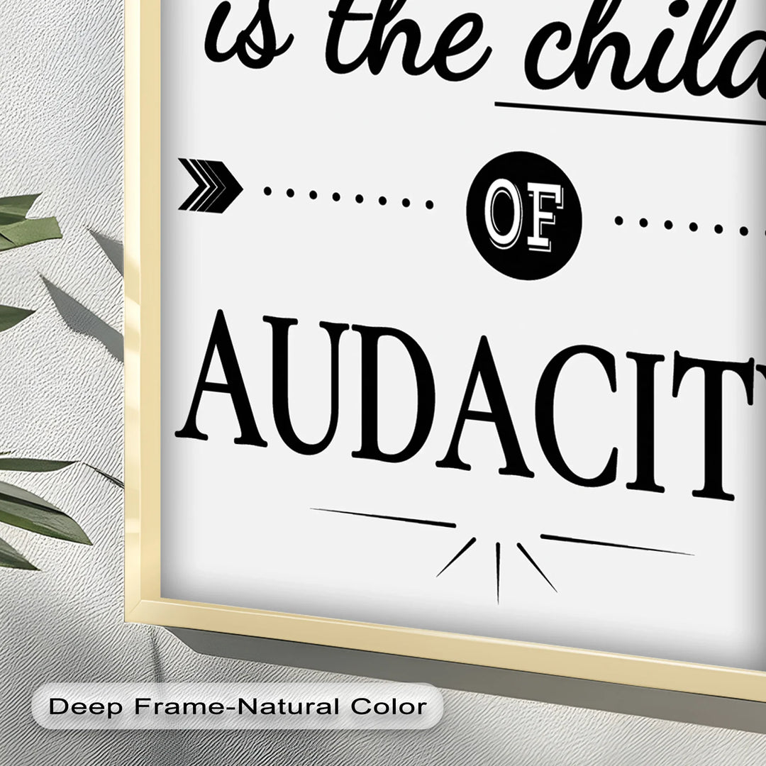 Success Is the Child of Audacity – Modern Oil Painting - MyPhotoStation