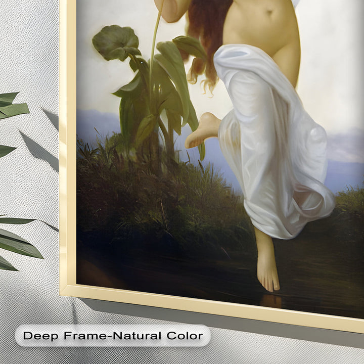Whispers of the Wind – Classical Nude Goddess Renaissance Oil Painting