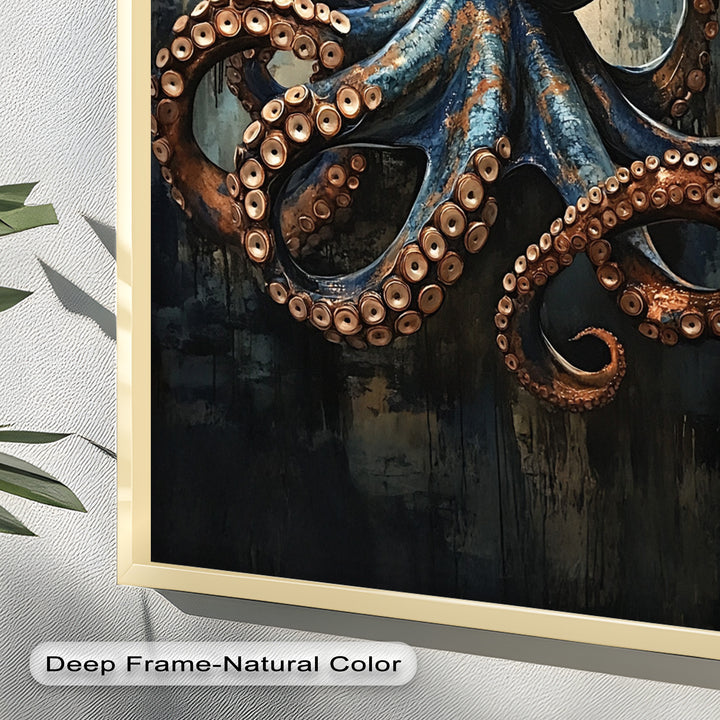 Deep Sea Octopus - Animal Oil Painting