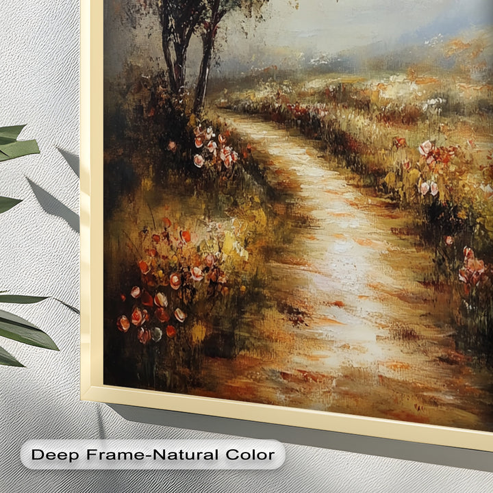 Winding Path Landscape - Impressionism Oil Painting