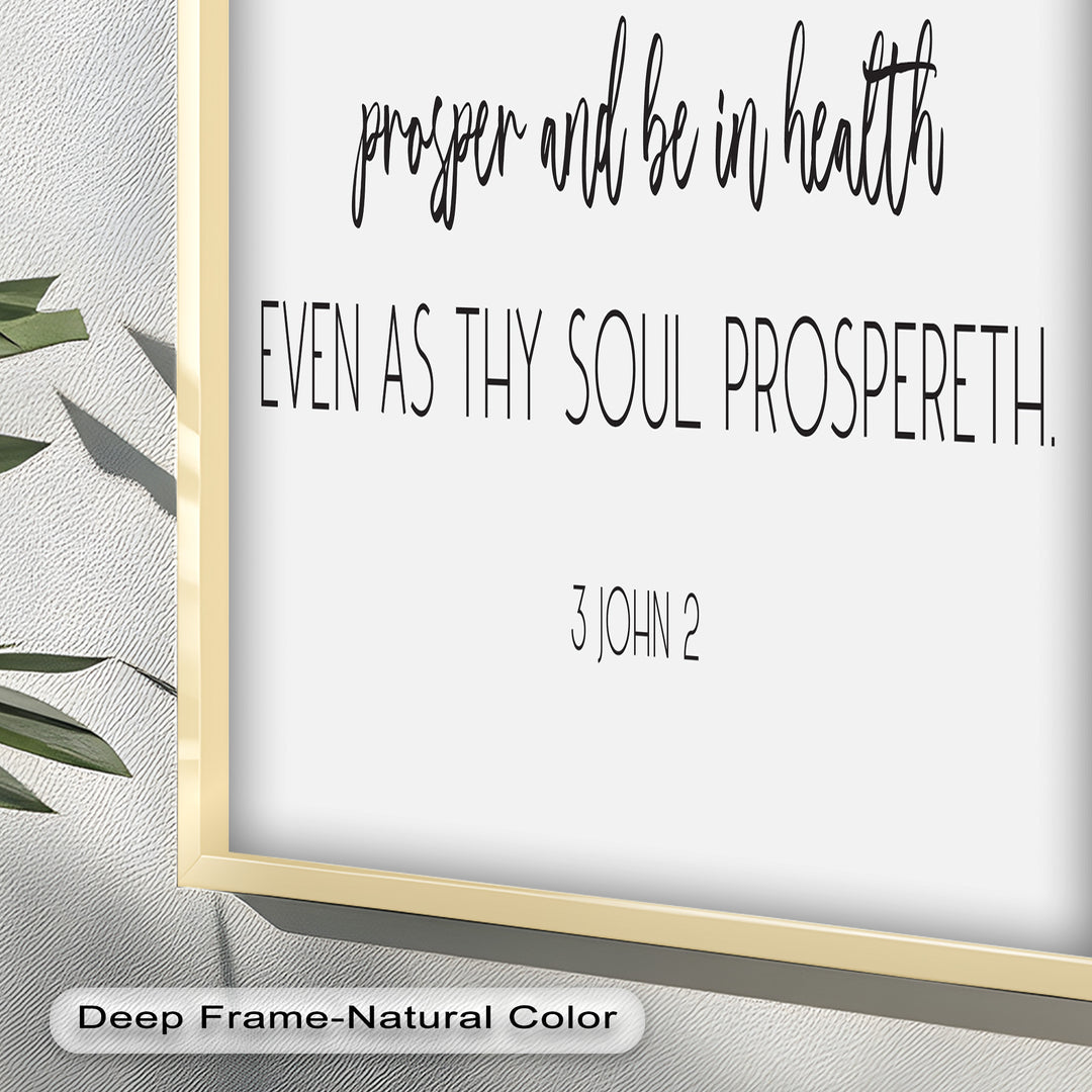 3 John 2 Wall Art – Christian Bible Oil Paintings