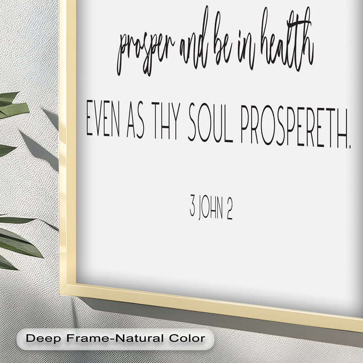 3 John 2 Wall Art – Christian Bible Oil Paintings