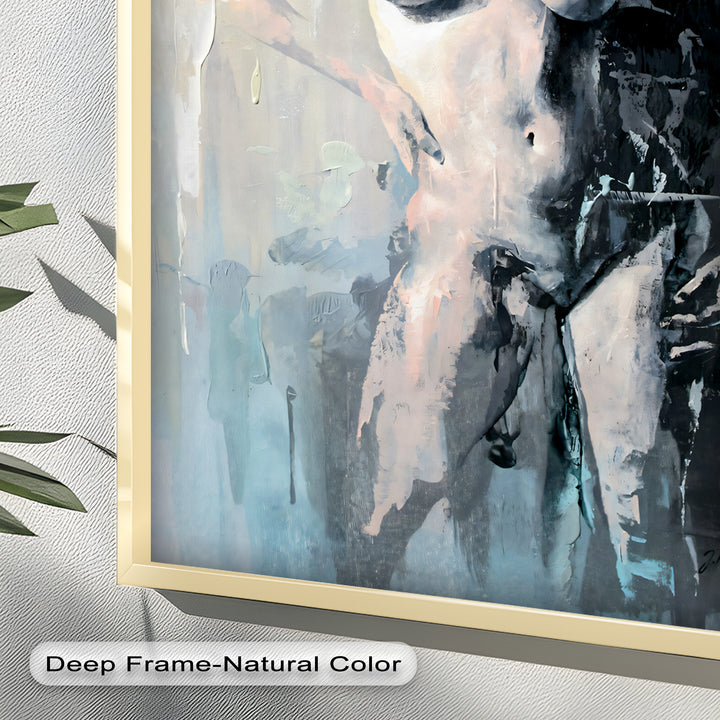 Still in the Shadows – Contemporary Nude Oil Painting