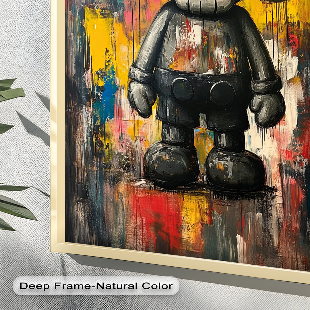 Urban Grit – KAWS Companion Oil Painting