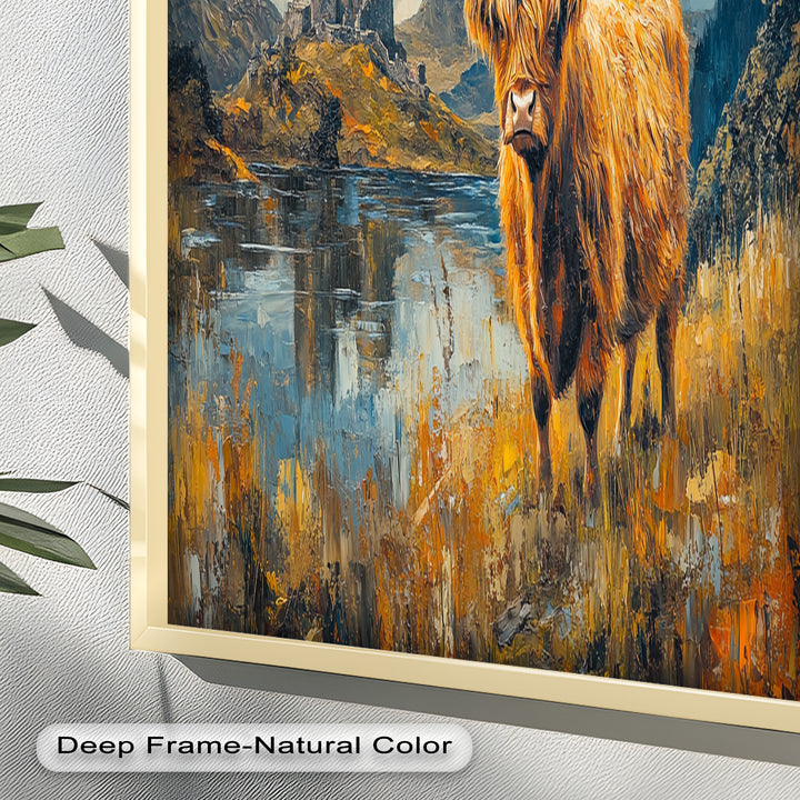 Highland Majesty – Rustic Oil Painting