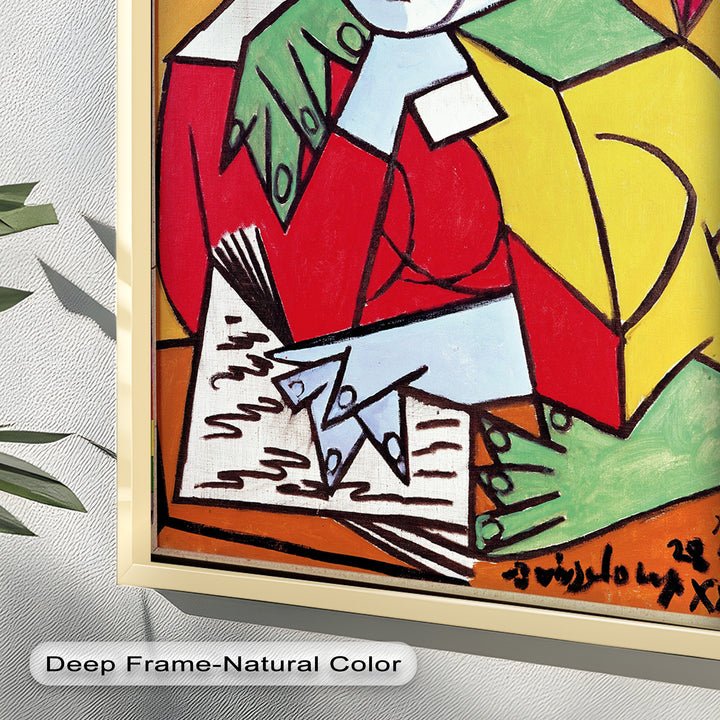 Harmony in Study – Embrace of Minds Picasso Oil Painting