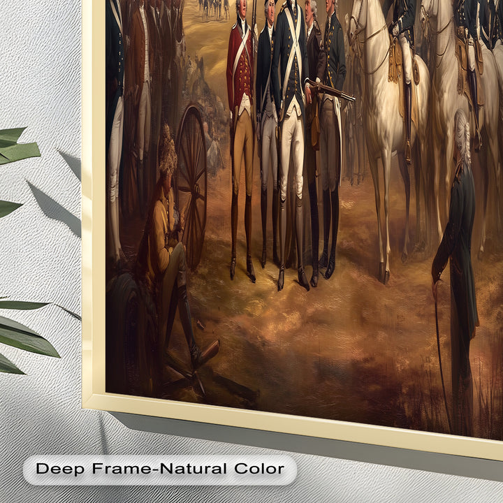 Command and Honor – Revolutionary Army Oil Painting