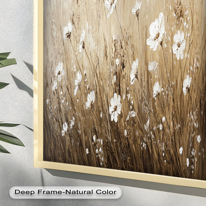 Whispers of Wheat – Floral Oil Painting