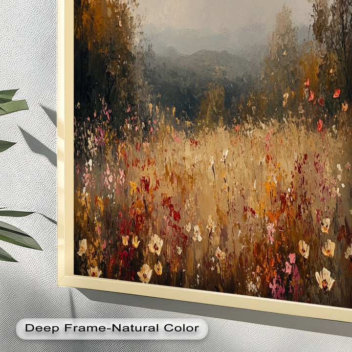 Classic Wildflower Art – Timeless Floral Oil Painting