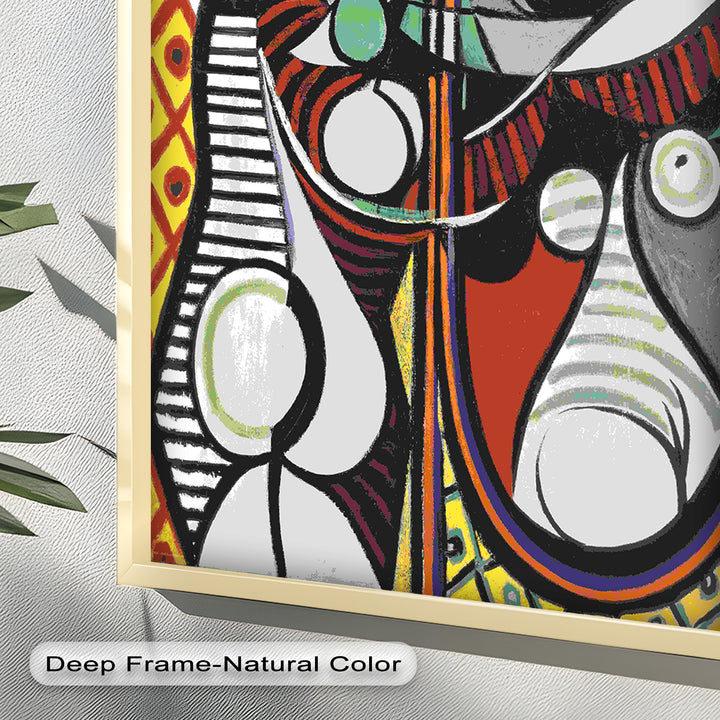 Reflected Identity – Mirror Portrait Picasso Oil Painting
