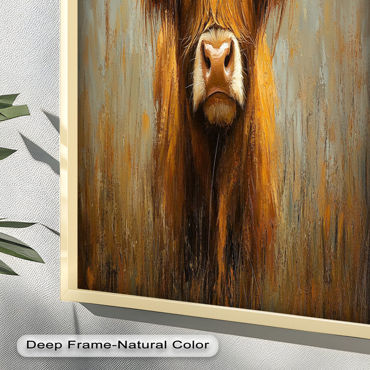 Highland Cow – Animal Oil Painting