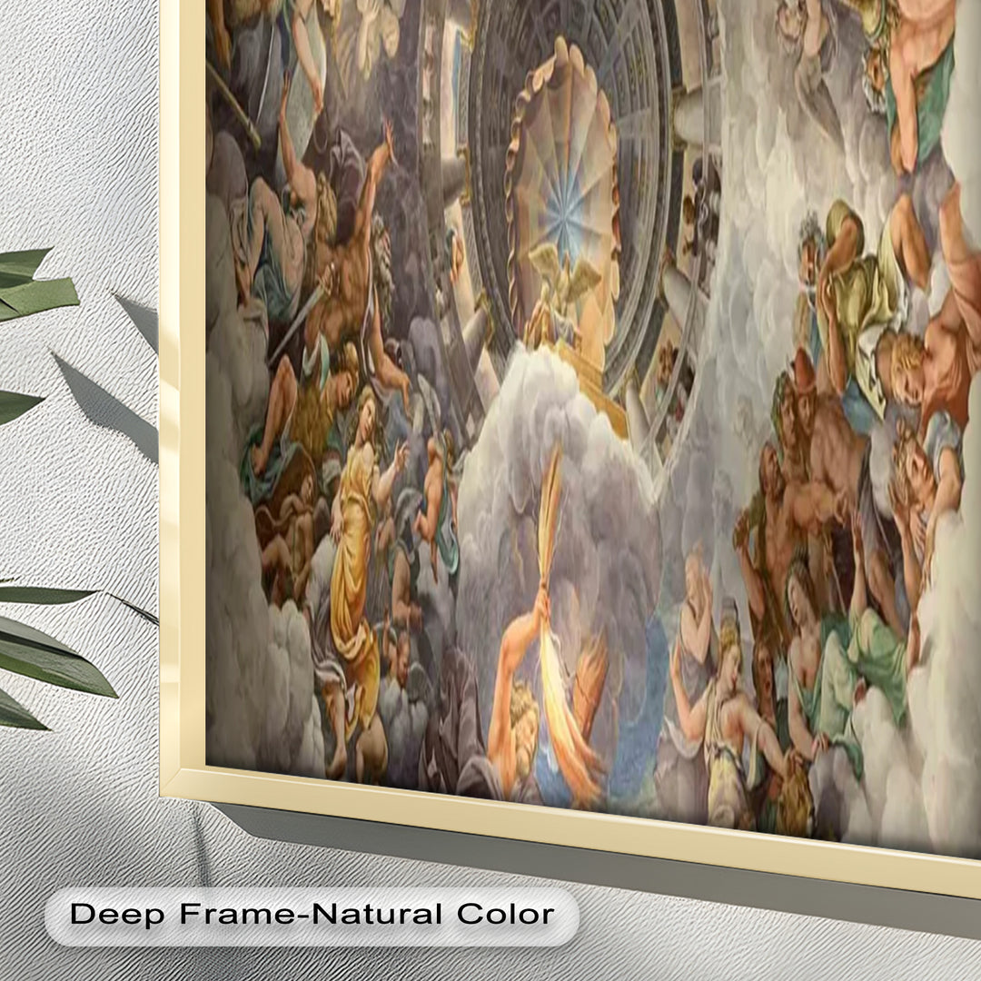 Assumption of the Virgin by Correggio – Renaissance Ceiling Oil Painting