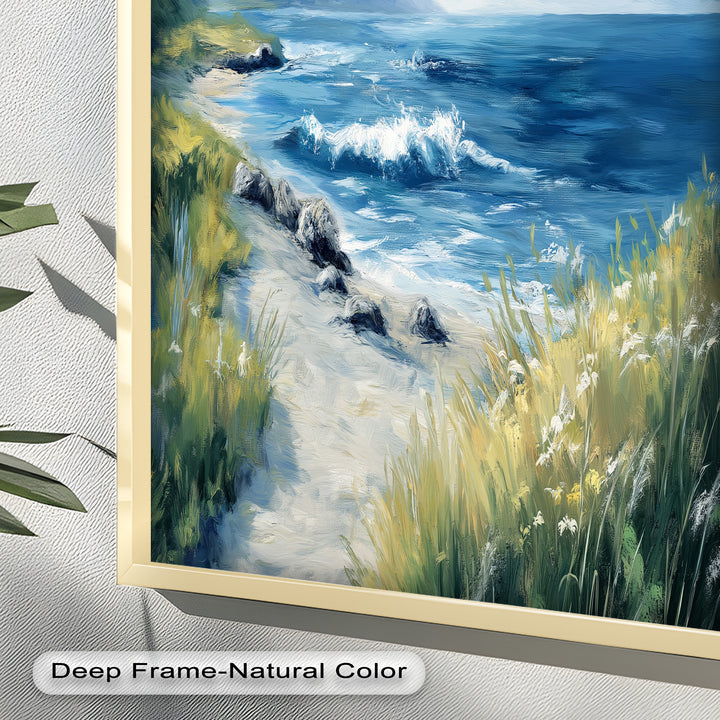 Ocean Breeze – Seaside Landscape Oil Painting