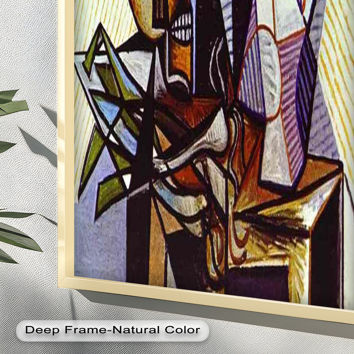 Still Life with Skull by Picasso – Symbolic Cubist Oil Painting