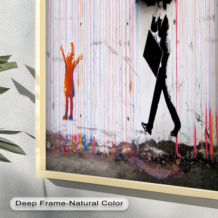 Colorfall Dissonance – Banksy Oil Painting