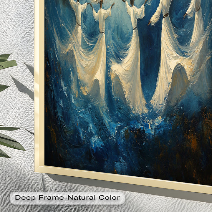 Spiritual Dervishes Wall Decor – Religious Oil Painting