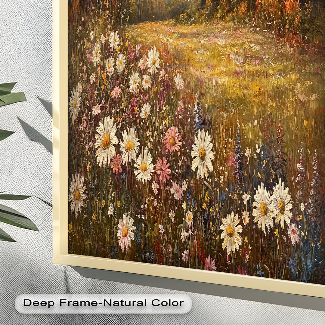 Meadow Bliss – Wildflower Oil Painting