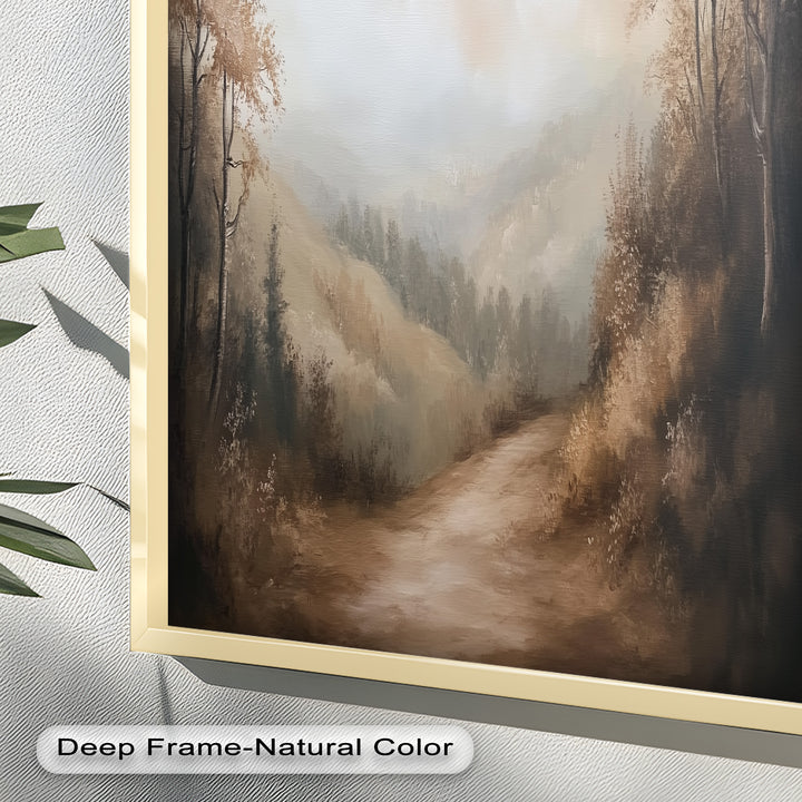 Forest Path – Framed Landscape Oil Painting