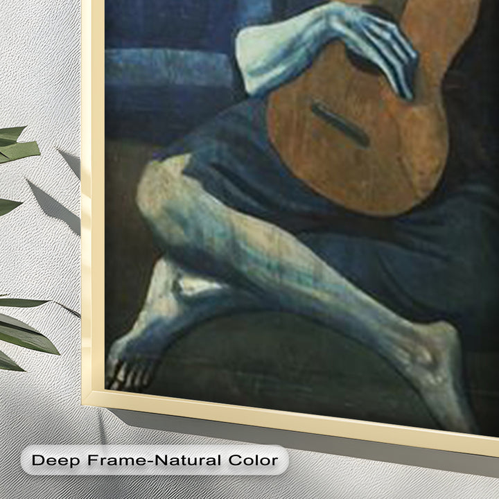 Der melancholische Musiker – Picasso-Ölgemälde