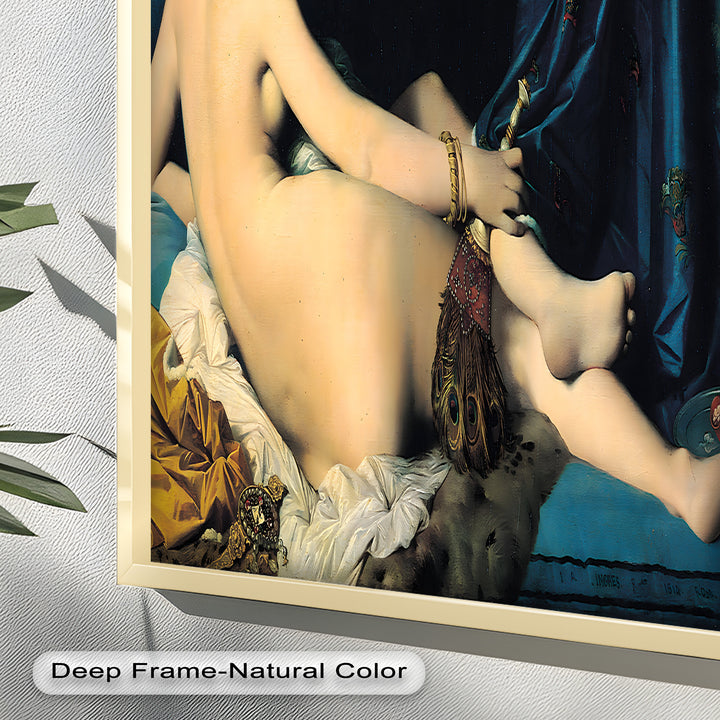 La Grande Odalisque – Exotische Eleganz Historisches Ölgemälde