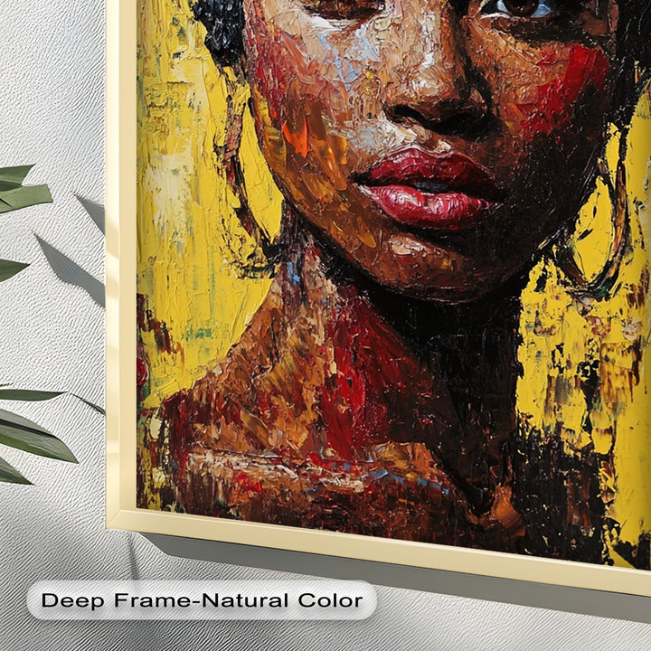 Radiant Soul – Bold Portrait Oil Painting in Fauvist Style
