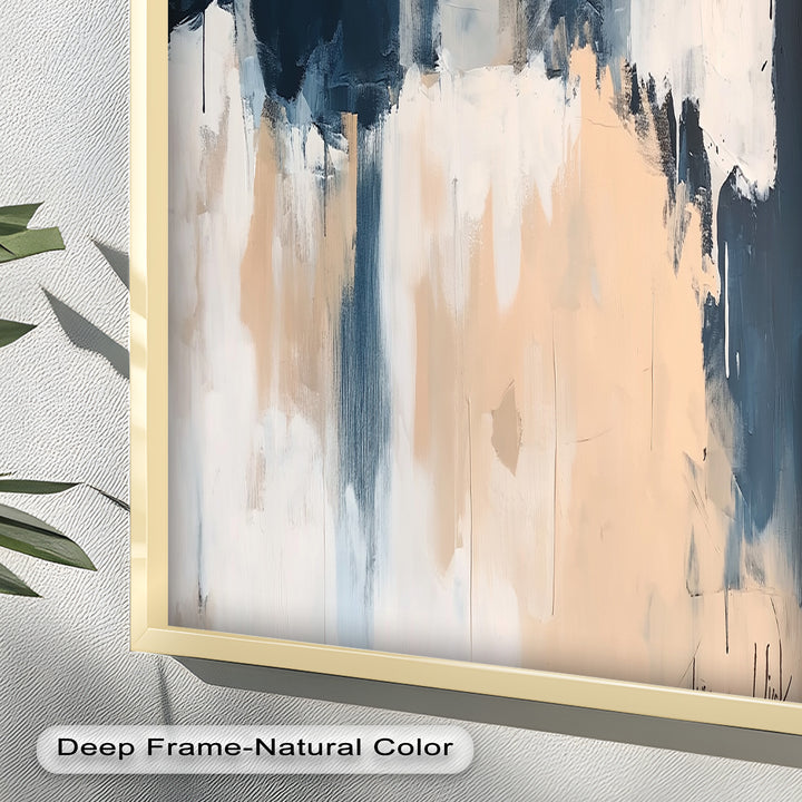 Desert Horizon – Minimalist Abstract Oil Painting