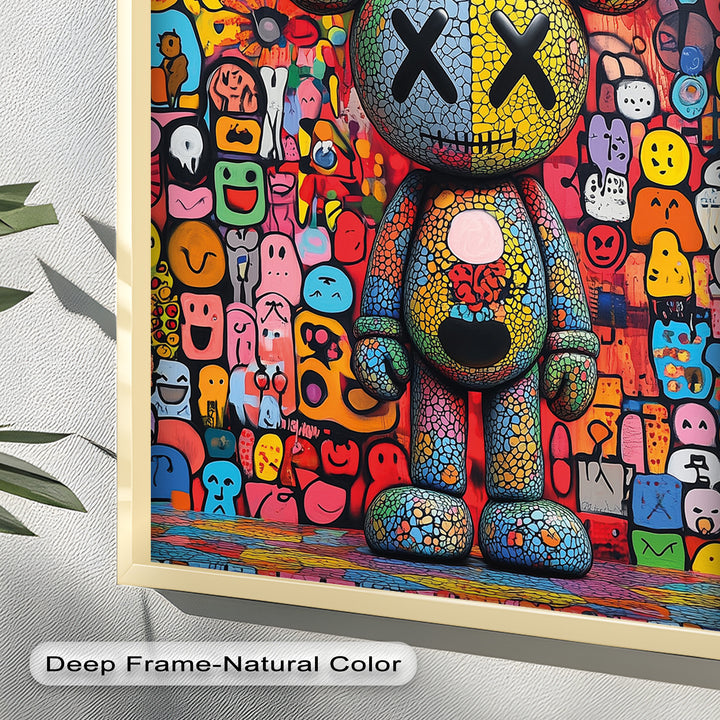 Mosaic Madness – KAWS Oil Painting
