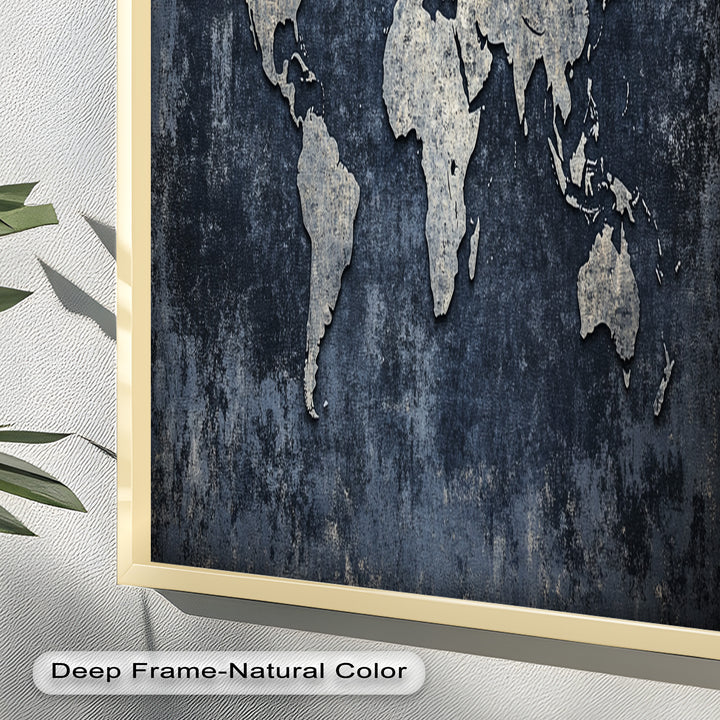 World Map – Modern Oil Paintings