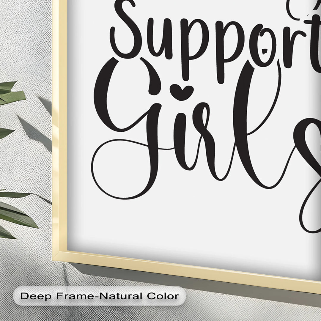 Girls Support Girls – Oil Painting - MyPhotoStation