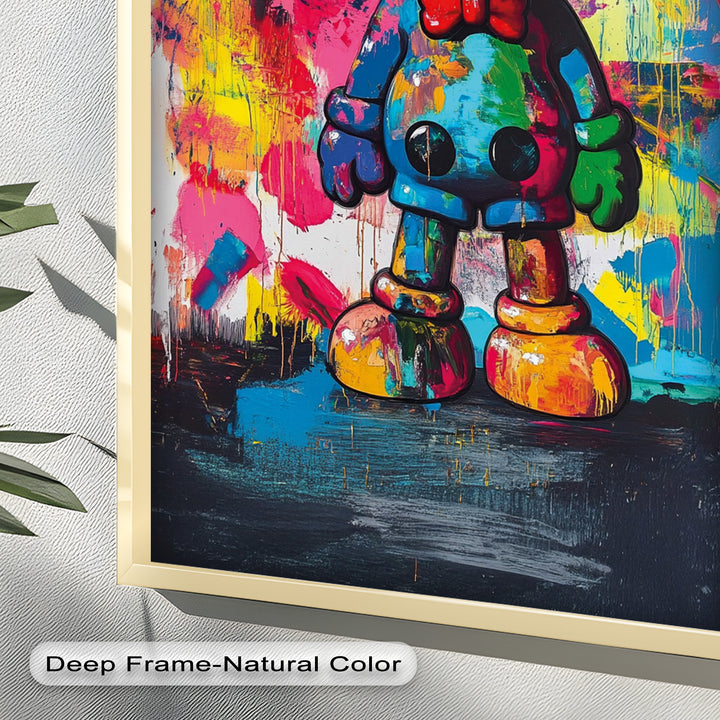 Color Riot Companion – KAWS Oil Painting