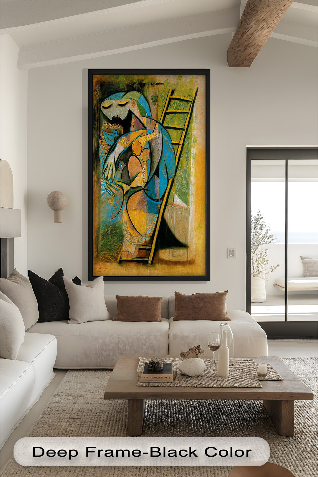 Nest of Peace – Symbolic Cubist Oil Painting