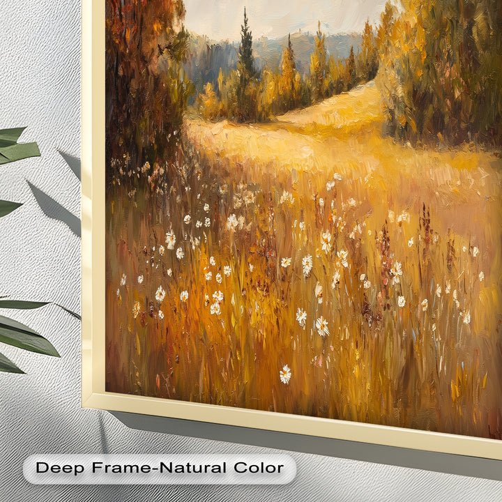 Autumnal Landscape – Tranquil Fall Scene in Oil Paintings