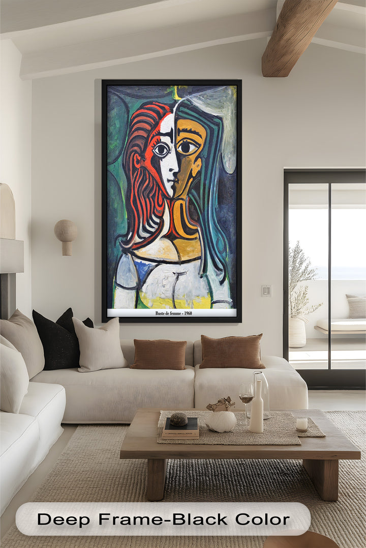 Dual Reflections – Picasso-Inspired Cubist Picasso Oil Painting