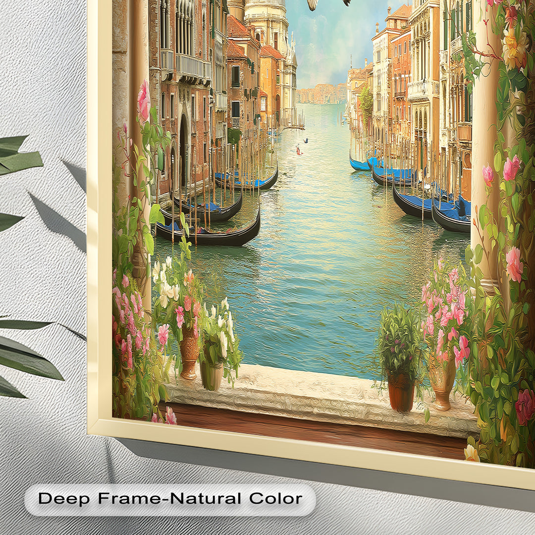 Venice Seaside – Stunning Italian Oil Painting