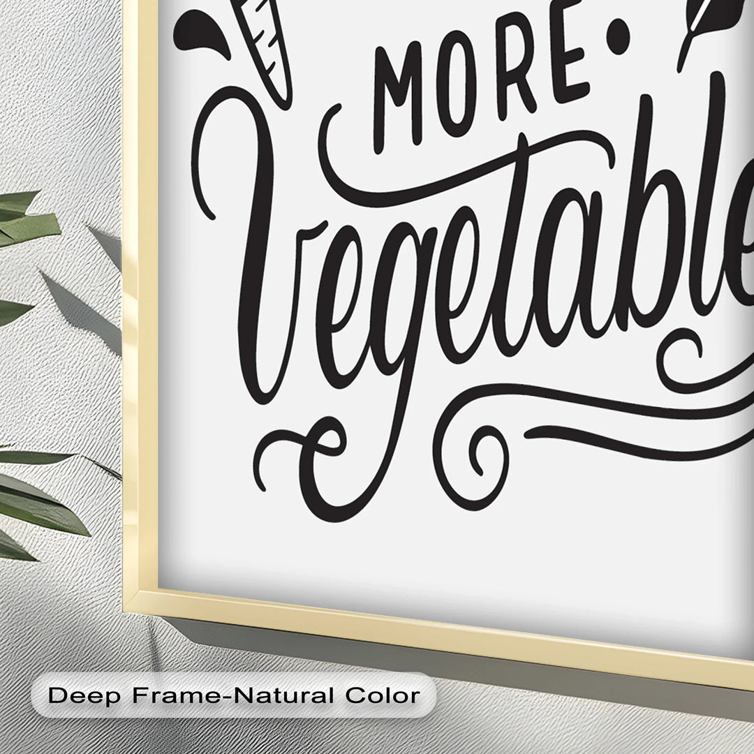 Eat More Vegetables – Modern Oil Painting - MyPhotoStation