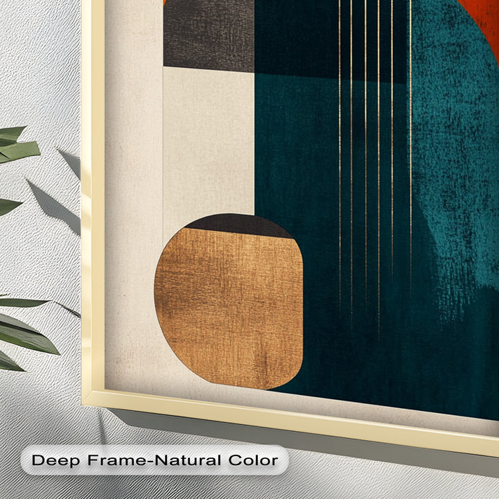 Modern Resonance – Abstract Geometric Oil Painting