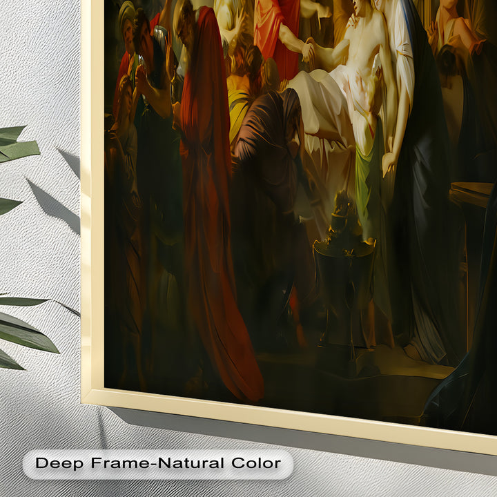 The Death of a Hero – Last Breath of Virtue Classicism Oil Painting