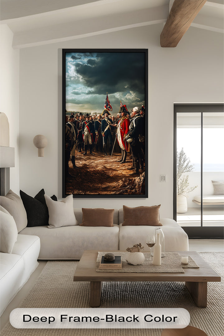 Surrender of Power – Revolutionary Oil Painting