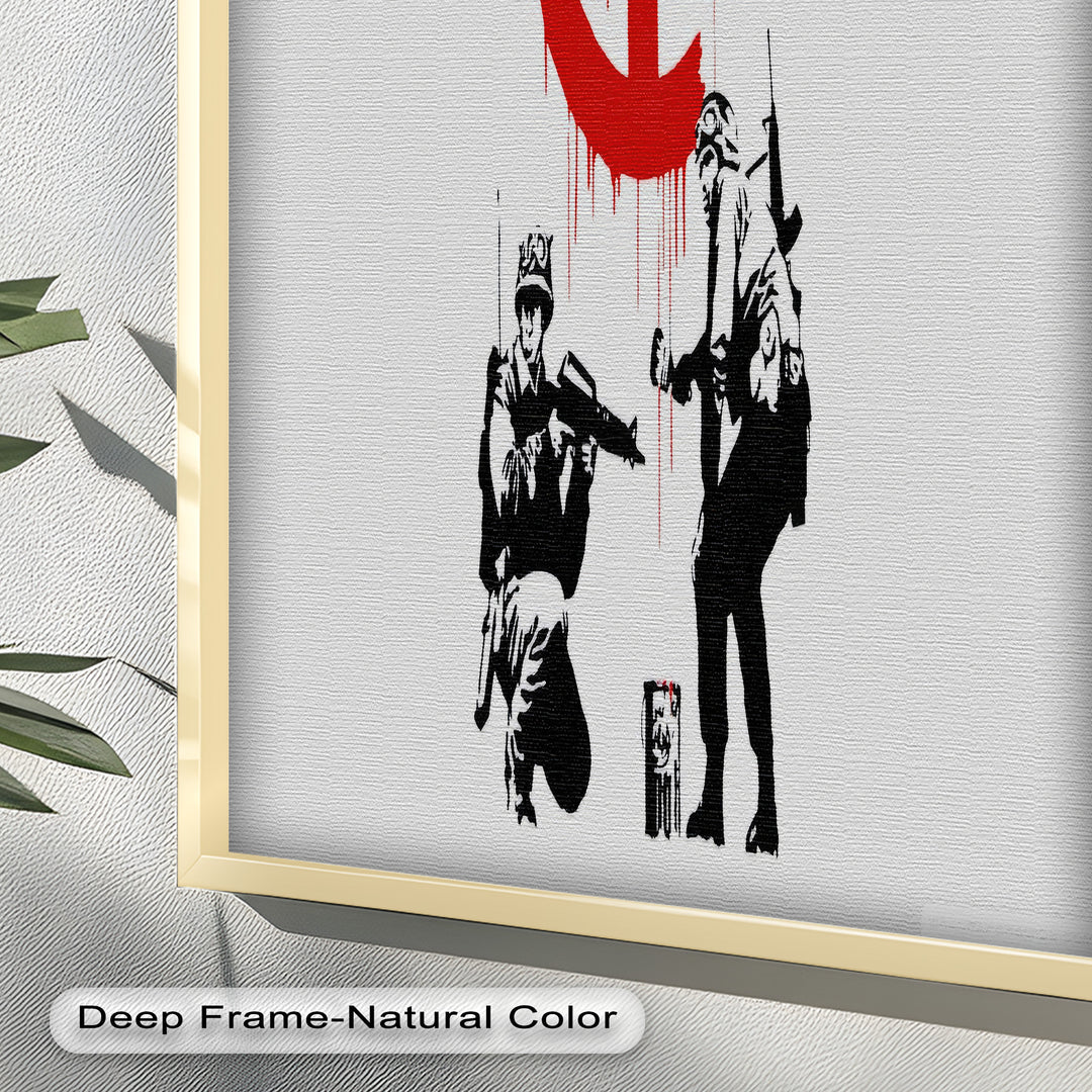 Peace Spray – Banksy Oil Painting