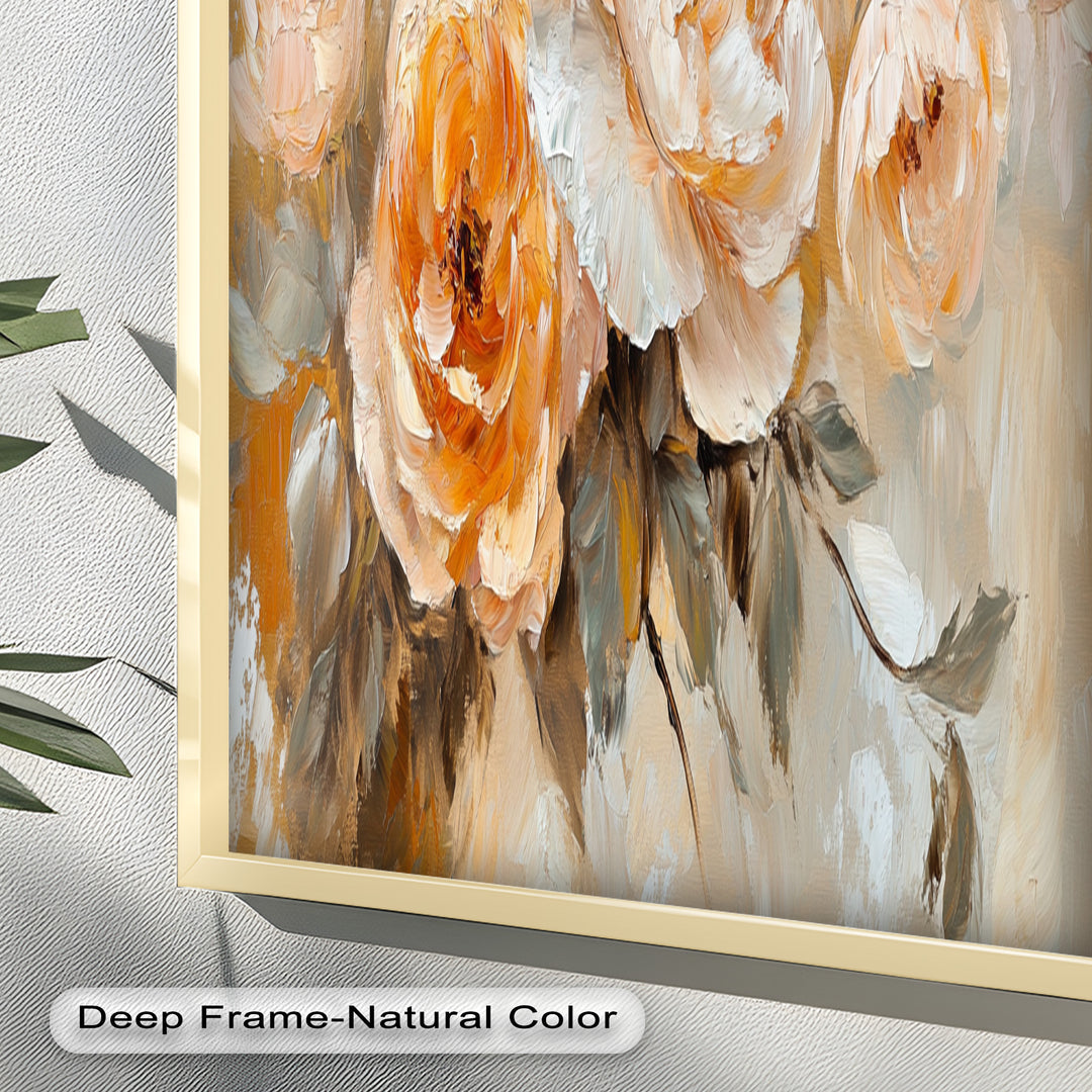 Peony Flowers – Botanical Oil Painting