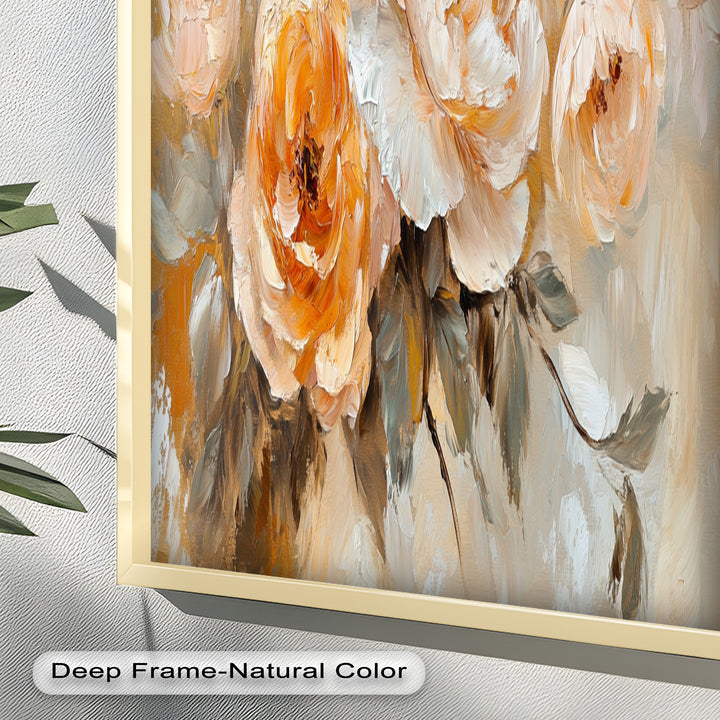 Peony Flowers – Botanical Oil Painting