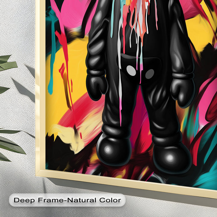 Meltdown Companion – Color Splash KAWS Oil Painting