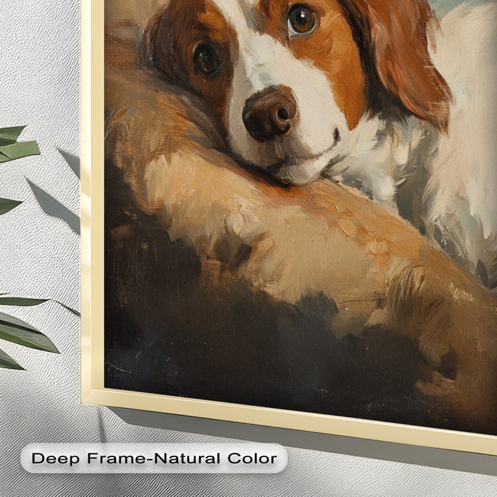 Resting Soul – Loyal Dog Animal Oil Painting