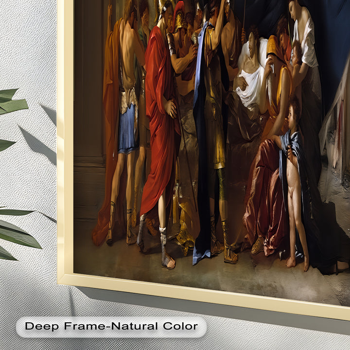 Farewell to the Hero – Classicism Oil Painting