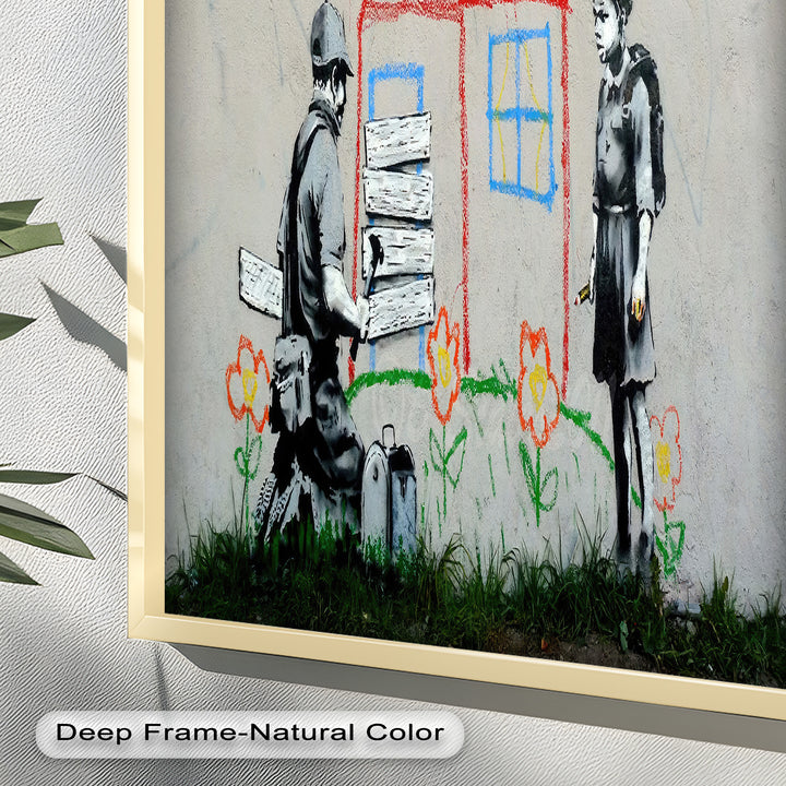 Boarded Dreams – Banksy Oil Painting