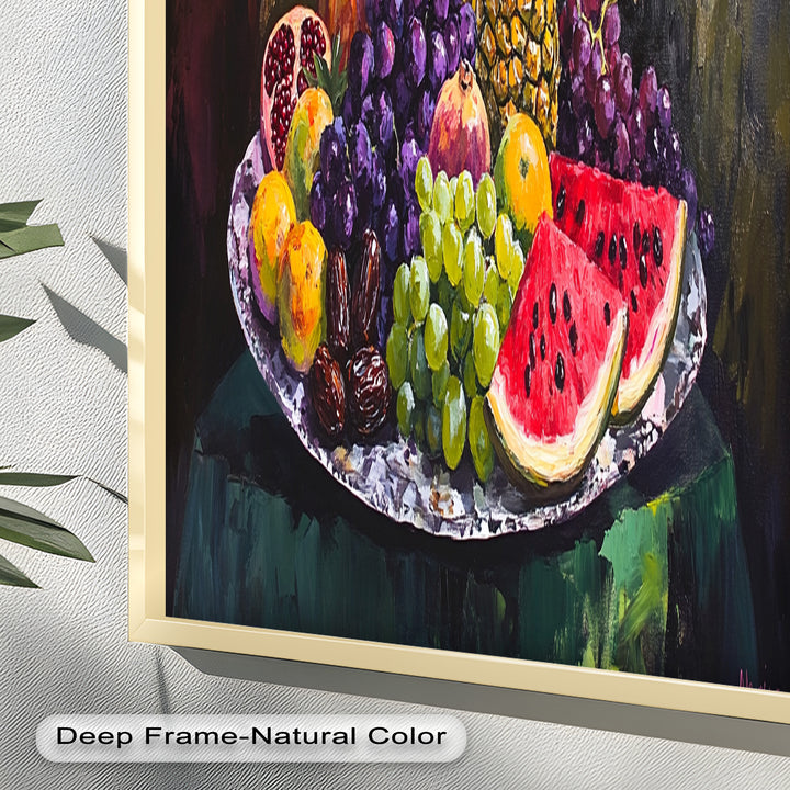 Exotic Fruit Kitchen Decor –  Still Life Oil Painting